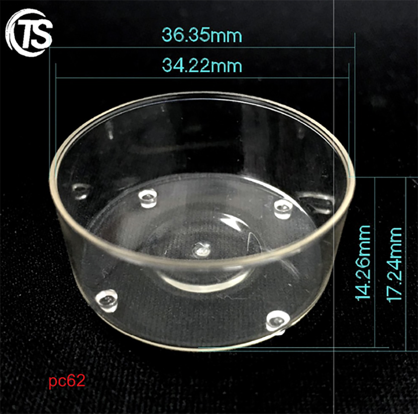 PC62透明蜡杯尺寸图