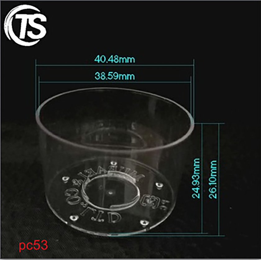 PC53塑料蜡烛杯尺寸图