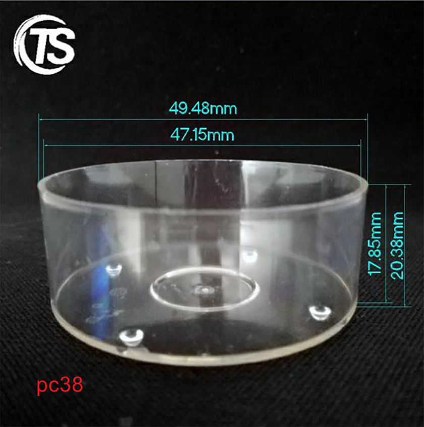 PC38环保塑料蜡烛杯尺寸图