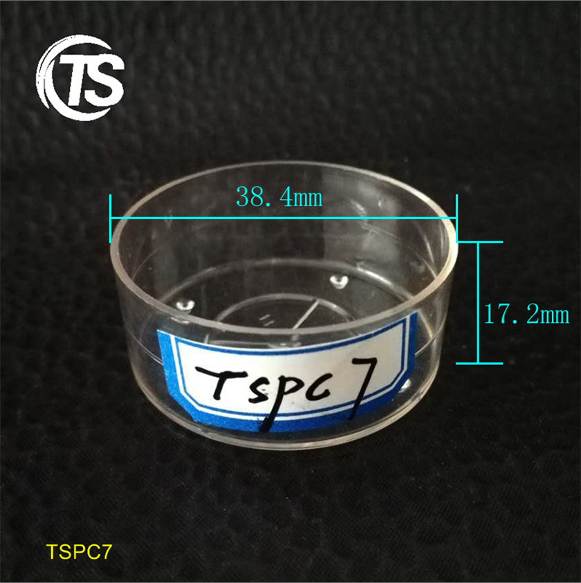 PC7阻燃塑料蜡烛杯尺寸图